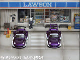 RWB 993 Army Girl Low Tail (Purple) - Street Warrior - 1:64 Modellauto 1/64