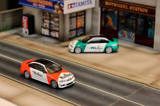 BMW M3 E46 Marlboro (Rot) - Street Warrior - 1:64