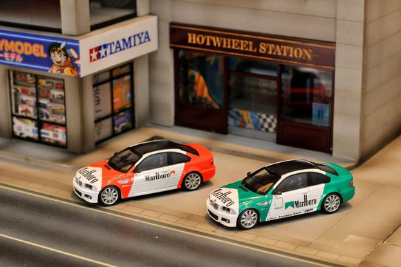 BMW M3 E46 Marlboro (Grün) - Street Warrior - 1:64