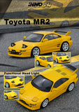 Toyota MR2 (SW20) (Yellow) - INNO64 - 1:64 Modellauto 1/64