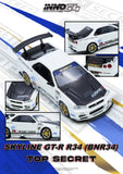 Top Secret Nissan Skyline R34 GT-R - INNO64 - 1:64 Modellauto 1/64