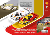 Porsche 962 C Shell #17 / #18 Set 24h Le Mans 1988 & Dunlop Supercup 1987 - SPARK - 1:64