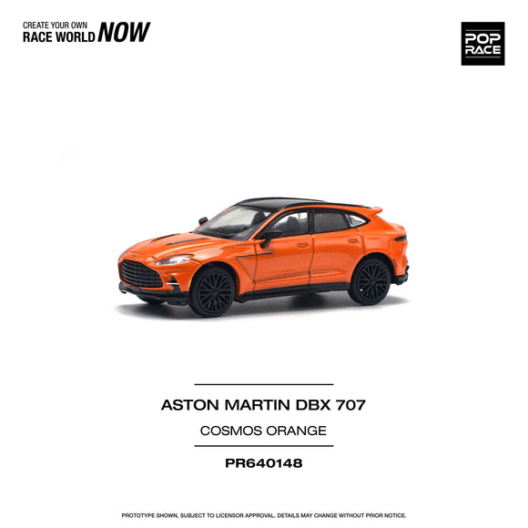 Aston Martin DBX 707 (Cosmos Orange) - Pop Race - 1:64