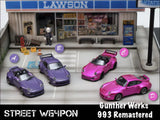 Gunther Werks 993 Remastered Spider (Pink) - Street Warrior - 1:64 Modellauto 1/64