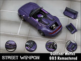Gunther Werks 993 Remastered Spider (Purple) - Street Warrior - 1:64 Modellauto 1/64