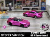 Gunther Werks 993 Remastered Spider (Pink) - Street Warrior - 1:64 Modellauto 1/64