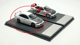 Mitsubishi Lancer Evolution IV (White/Carbon Hood) - My Model Collect - 1:64 Modellauto 1/64