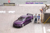 Nissan Skyline GT-R (BCNR33) (Gloss Purple) - Focal Horizon - 1:64 Modellauto 1/64