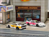 Ferrari F40 LBWK (Weiß/Yellow) - Ghost Player - 1:64 Modellauto 1/64