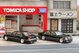 Mercedes-Benz W140 S600 (Schwarz) - Street Weapon - 1:64 Modellauto 1/64