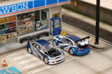 BMW M3 (E46) GTR Need For Speed (Silber/Blau) - Street Weapon - 1:64 Modellauto 1/64