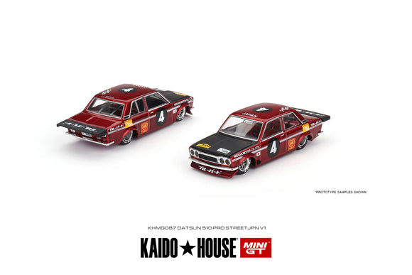 Datsun KAIDO 510 Pro Street JPN V1 - MINI GT - 1:64