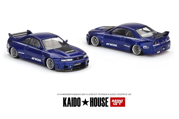 Nissan Skyline GT-R (R33) Kaido Works V2 - MINI GT - 1:64