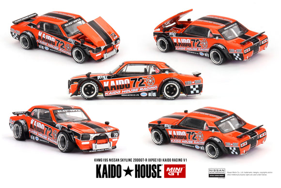 Nissan Skyline 2000 GT-R (KPGC10) Kaido Racing V1 - MINI GT - 1:64
