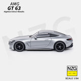 Mercedes-AMG GT 63 (Hightech Silver Metallic) - KiloWorks - 1:64 Modellauto 1/64