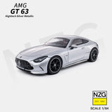Mercedes-AMG GT 63 (Hightech Silver Metallic) - KiloWorks - 1:64 Modellauto 1/64