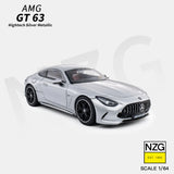 Mercedes-AMG GT 63 (Hightech Silver Metallic) - KiloWorks - 1:64 Modellauto 1/64