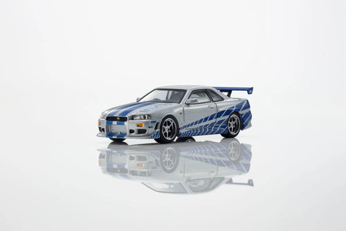 [Preorder] Nissan Skyline GT-R (R34) Fast & Furious with Led System - Kyosho - 1:64