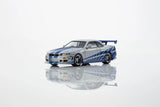[Preorder] Nissan Skyline GT-R (R34) Fast & Furious with Led System - Kyosho - 1:64 Modellauto 1/64