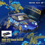 RWB 993 Royal Ocean - MotorHelix - 1:64 Modellauto 1/64