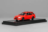Subaru Impreza Wagon WRX STi Ver VI (Cherry Blossom Red) - MotorHelix - 1:64 Modellauto 1/64