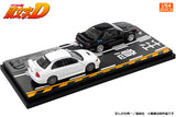 Initial D Set Vol. 18 Nakazato Takeshi Nissan Skyline GTR BNR32 & Iwaki Seiji Mitsubishi Lancer Evo IV - Modeler's - 1:64 Modellauto 1/64