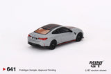 BMW M4 CSL (LHD) (Frozen Brooklyn Grey Metallic) - MINI GT - 1:64