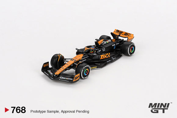 McLaren MCL60 #81 2023 F1 Japanese GP 3rd Place Oscar Piastri - MINI GT - 1:64