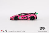 Lamborghini Huracán GT3 EVO2 #83 Iron Dames 2023 IMSA Daytona 24 Hrs - MINI GT - 1:64 Modellauto 1/64