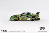 Nissan Silvia (S15) LB-Super Silhouette #555 V2 2024 Formula Drift Japan (RHD) - MINI GT - 1:64 Modellauto 1/64