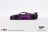 McLaren 720S LB Works (LHD) (Purple) - MINI GT - 1:64 - Modelcars Passion