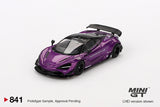 McLaren 720S LB Works (LHD) (Purple) - MINI GT - 1:64 - Modelcars Passion