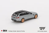 BMW M3 Competition Touring (LHD) (Brooklyn Grey) - MINI GT - 1:64