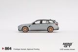 BMW M3 Competition Touring (LHD) (Brooklyn Grey) - MINI GT - 1:64