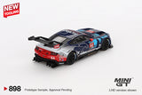 Ford Mustang GT3 #64 Ford Multimatic Motorsports 2024 IMSA Daytona 24 Hrs - MINI GT - 1:64 Modellauto 1/64