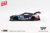 Ford Mustang GT3 #64 Ford Multimatic Motorsports 2024 IMSA Daytona 24 Hrs - MINI GT - 1:64 Modellauto 1/64