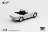 Toyota 2000GT Roadster James Bond “You Only Live Twice” - MINI GT - 1:64 Modellauto 1/64