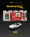 Toyota 2000GT Roadster James Bond “Man lebt nur zweimal” - MINI GT - 1:64 Modellauto 1/64