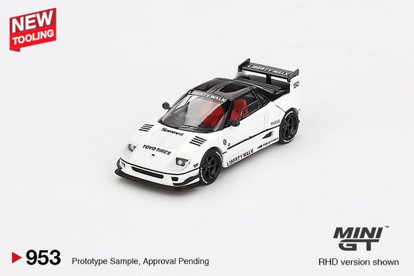 Mazda AZ-1 Liberty Walk LB40 2024 Auto Salon (RHD) (White) - MINI GT - 1:64
