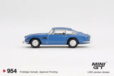 Aston Martin DB5 (RHD) (Sierra Blue) - MINI GT - 1:64