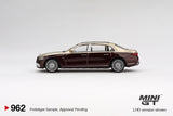 Mercedes-Maybach S 680 (LHD) (Gold/Dark Red Metallic) - MINI GT - 1:64
