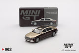 Mercedes-Maybach S 680 (LHD) (Gold/Dark Red Metallic) - MINI GT - 1:64
