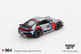 Porsche 911 (992) Dakar "Rally 1978" (LHD) (Ice Gray Metallic) - MINI GT - 1:64