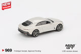 Bentley Batur Bonneville (LHD) (Pearl White) - MINI GT - 1:64 Modellauto 1/64