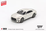 Bentley Batur Bonneville (LHD) (Pearl White) - MINI GT - 1:64 Modellauto 1/64