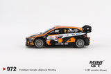 Hyundai i20 N Rally1 #11 2023 Rally Croatia  Power Stage Winner - MINI GT - 1:64 Modellauto 1/64