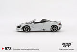 McLaren 750S Spider (LHD) (Cirrus Grey) - MINI GT - 1:64
