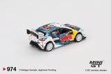 Ford Puma Rally1 #13 M-Sport Ford WRT 2024 Rally Monte-Carlo- MINI GT - 1:64 Modellauto 1/64
