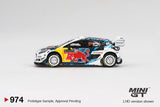 Ford Puma Rally1 #13 M-Sport Ford WRT 2024 Rally Monte-Carlo- MINI GT - 1:64 Modellauto 1/64