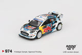 Ford Puma Rally1 #13 M-Sport Ford WRT 2024 Rally Monte-Carlo- MINI GT - 1:64 Modellauto 1/64
